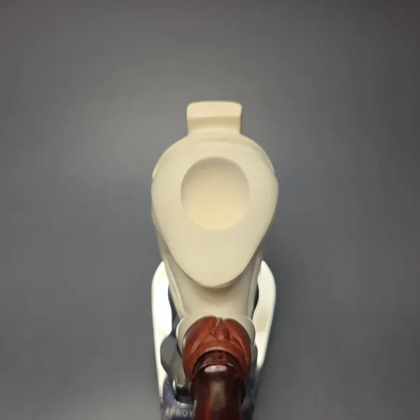 MBSD Meerschaum Premier (by Emre Bay) Smooth Wave with Cumberland and Briar-Mortise (New) - Image 7