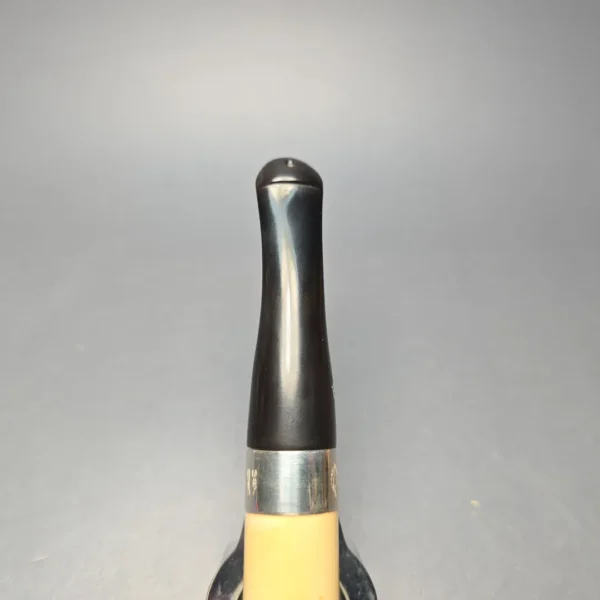 Peterson Meerschaum Sherlock Holmes Deerstalker with Silver (Estate) - Image 11