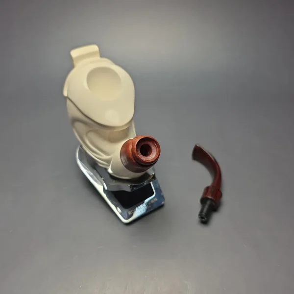 MBSD Meerschaum Premier (by Emre Bay) Smooth Wave with Cumberland and Briar-Mortise (New) - Image 11
