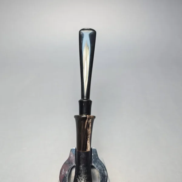 J. Mouton Partially Sandblasted Dublin with Buffalo Horn and Brass (Estate) - Image 6
