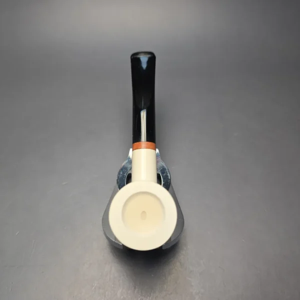 MBSD Meerschaum Deluxe Smooth "Whittler" Poker with Briar-Mortise (New) - Image 9