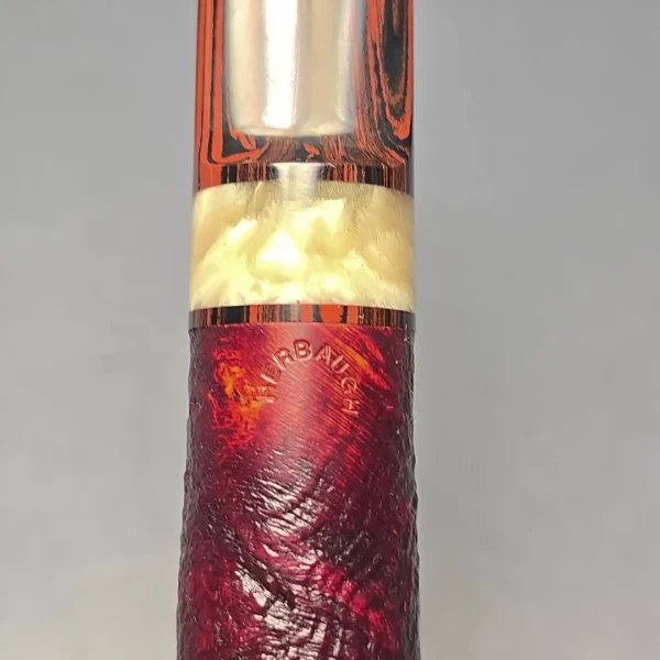 Abe Herbaugh Sandblasted Billiard with Musk Ox Horn (Estate) - Image 10