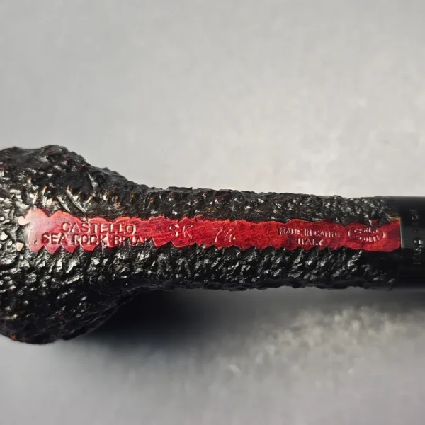Castello (c.1950s-60s) Sea Rock Briar 74 (SK) Rusticated Stack Billiard (Estate) - Image 10