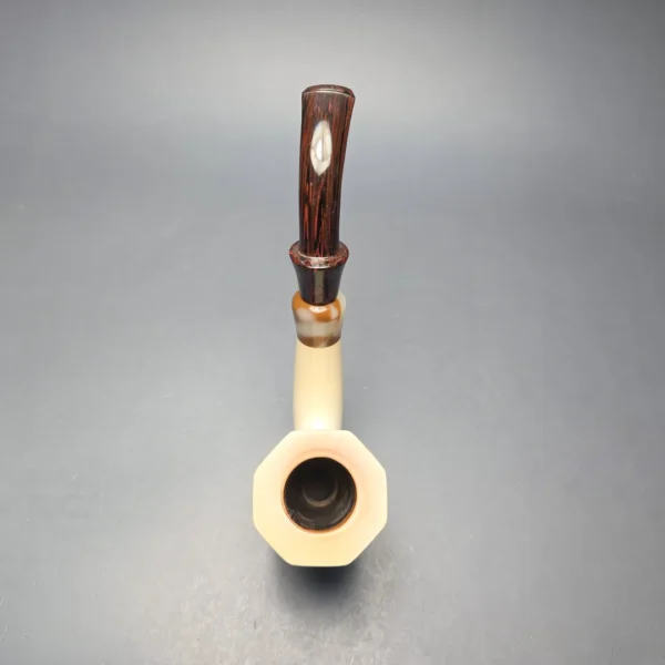 Fikri Baki Large Paneled Cherrywood Sitter with Acrylic and Cumberland (Estate) - Image 9