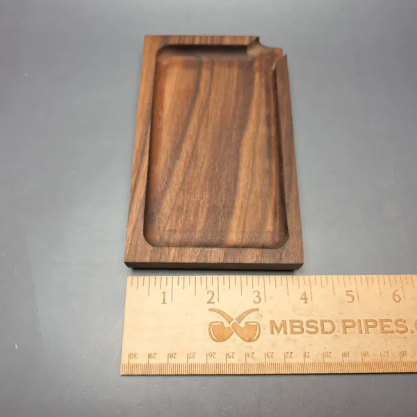 BGWoodworx Small Walnut Wood Tobacco Tray (New) - Image 5