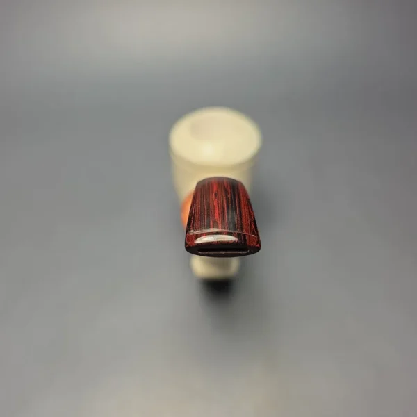 MBSD Meerschaum Premier (by Emre Bay) Smooth Vase Sitter with Cumberland and Briar-Mortise (New) - Image 8