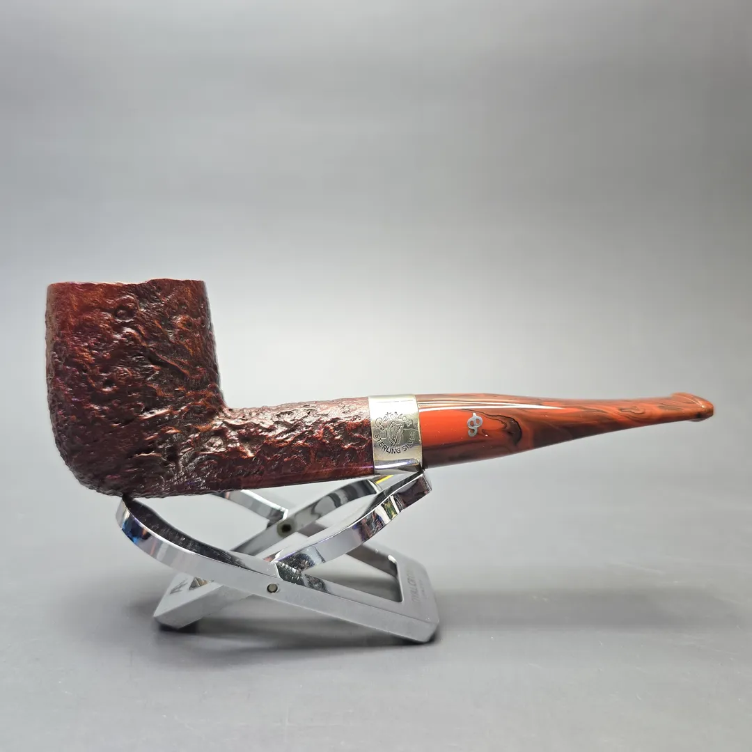 Peterson Irish Harp 106 Sandblasted Billiard with Silver (New) - Image 2