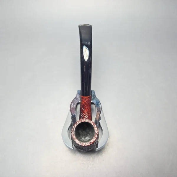 BriarWorks Classic C13 Crimson Sandblasted Bent Billiard (New) - Image 5