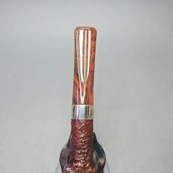 Peterson Irish Harp 106 Sandblasted Billiard with Silver (New) - Image 7