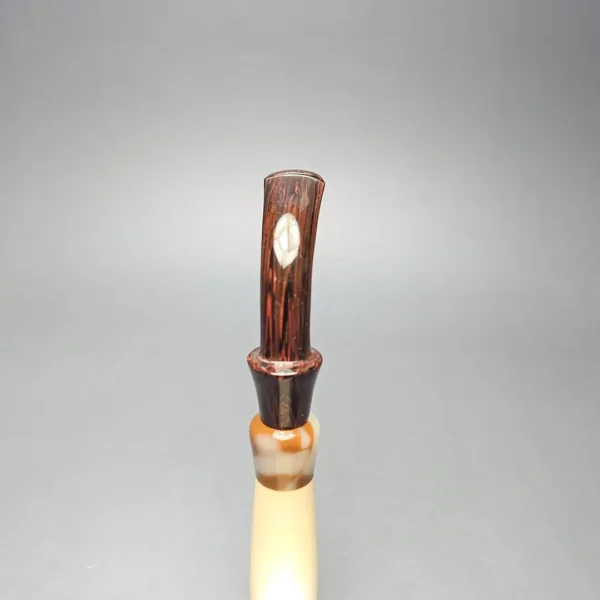 Fikri Baki Large Paneled Cherrywood Sitter with Acrylic and Cumberland (Estate) - Image 10