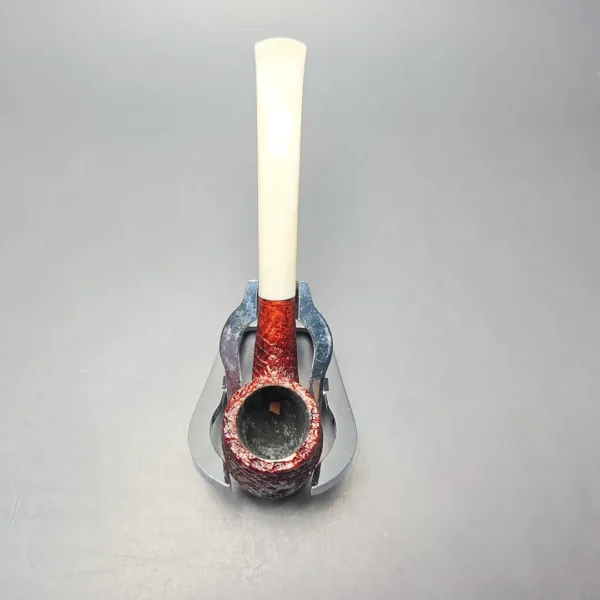 BriarWorks Classic C13 Crimson Sandblasted Bent Billiard (New) - Image 8
