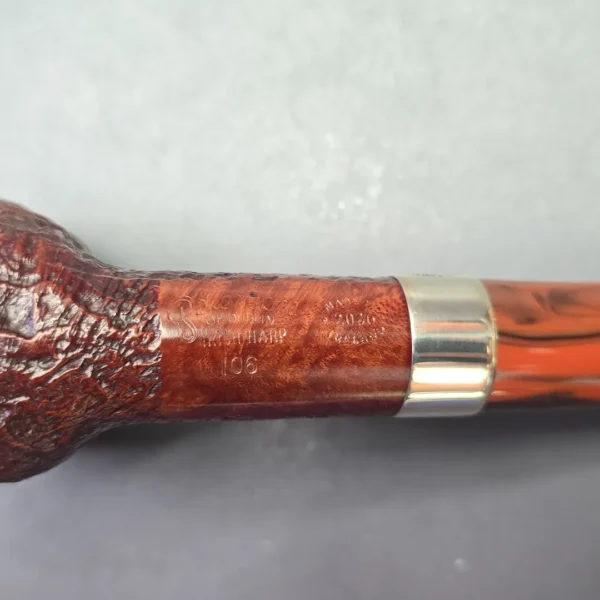 Peterson Irish Harp 106 Sandblasted Billiard with Silver (New) - Image 10