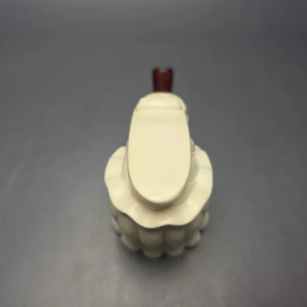 MBSD Meerschaum Premier (by Emre Bay) Smooth Fluted Vase with Cumberland and Briar-Mortise (New) - Image 8