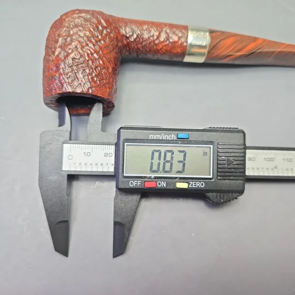 Peterson Irish Harp 106 Sandblasted Billiard with Silver (New) - Image 12