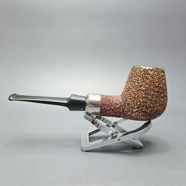 Nording Large Rusticated African Block Meerschaum Brandy with Silver (Estate) - Image 4