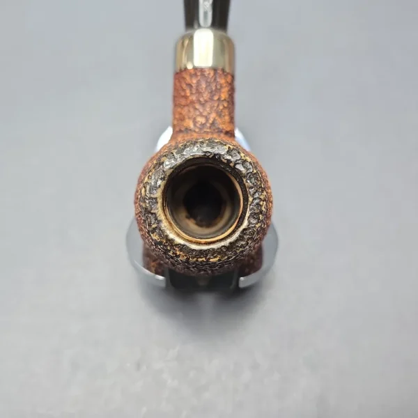 Nording Large Rusticated African Block Meerschaum Brandy with Silver (Estate) - Image 6