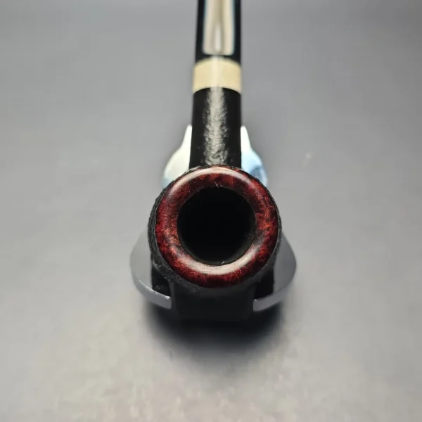 Abe Herbaugh Partially Sandblasted Billiard with Horn (Estate) - Image 5