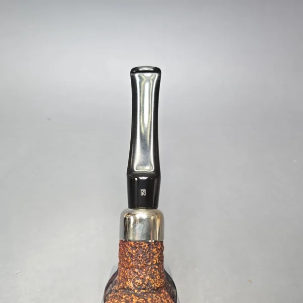 Nording Large Rusticated African Block Meerschaum Brandy with Silver (Estate) - Image 7