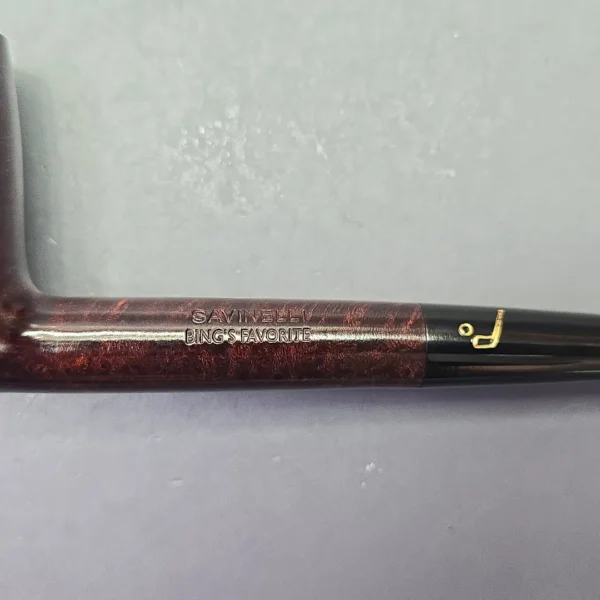 Savinelli Bing's Favorite Smooth Billiard (6mm) (New) - Image 10