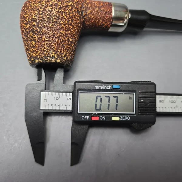 Nording Large Rusticated African Block Meerschaum Brandy with Silver (Estate) - Image 12