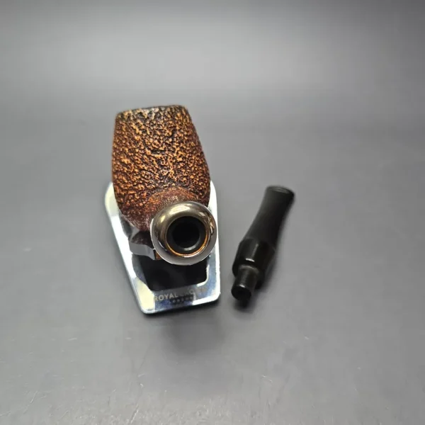 Nording Large Rusticated African Block Meerschaum Brandy with Silver (Estate) - Image 13