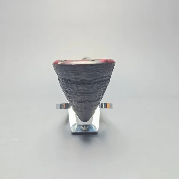 J. Mouton Partially Sandblasted Dublin with Buffalo Horn and Brass (Estate) - Image 5