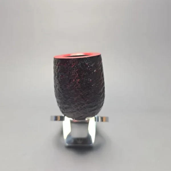 Savinelli Roma Lucite 111 KS Partially Rusticated Billiard (6mm) (New) - Image 3