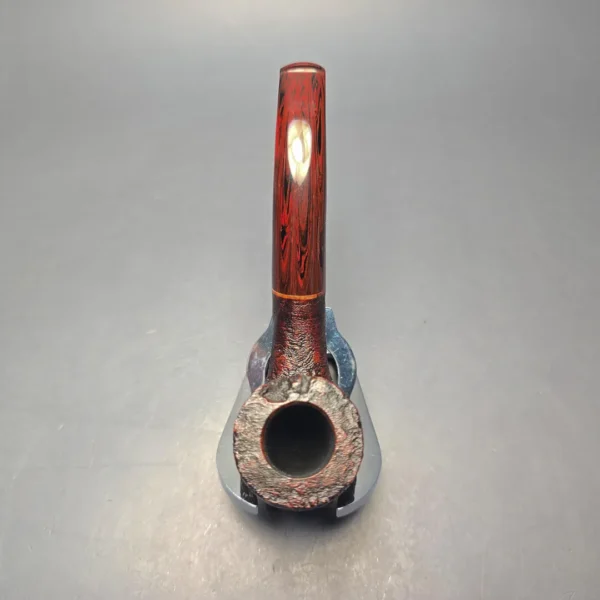 Nate Rose Sandblasted "Cardinal" Bent Billiard (Estate) - Image 6