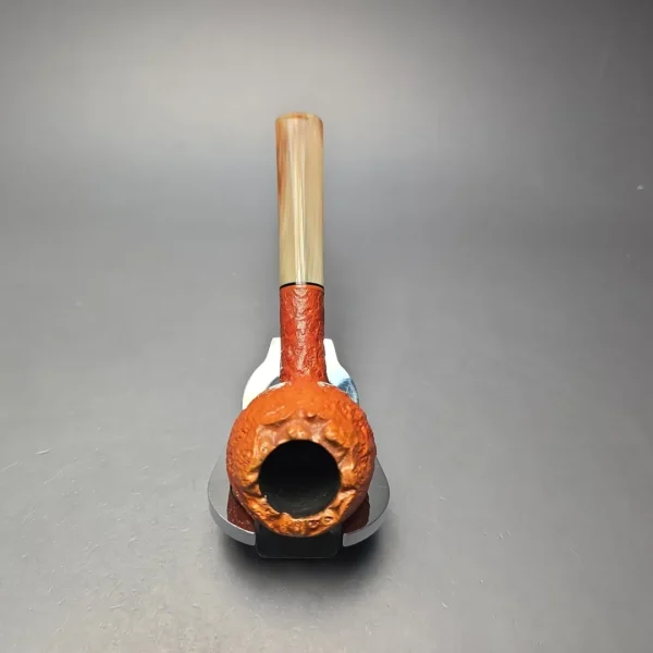 Sebastian Heck Sandblasted Devil Anse with Horn Stem (Estate) - Image 8