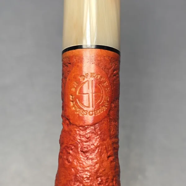 Sebastian Heck Sandblasted Devil Anse with Horn Stem (Estate) - Image 10