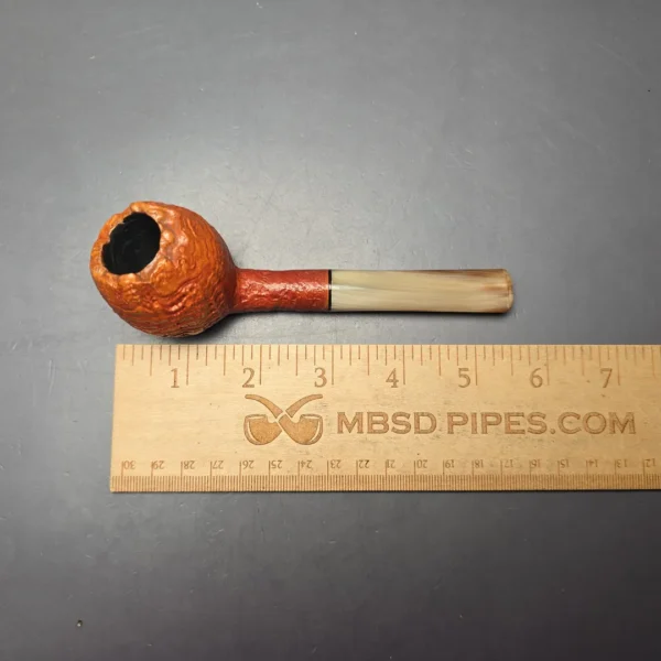 Sebastian Heck Sandblasted Devil Anse with Horn Stem (Estate) - Image 11