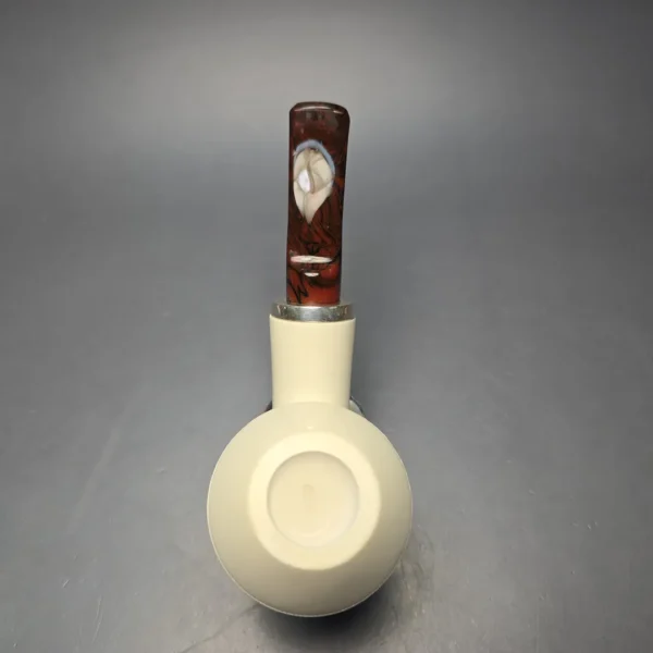 MBSD Meerschaum Silver Smooth Reverse Calabash Rhodesian (New) - Image 7