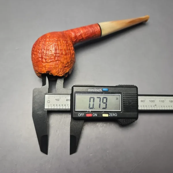 Sebastian Heck Sandblasted Devil Anse with Horn Stem (Estate) - Image 12