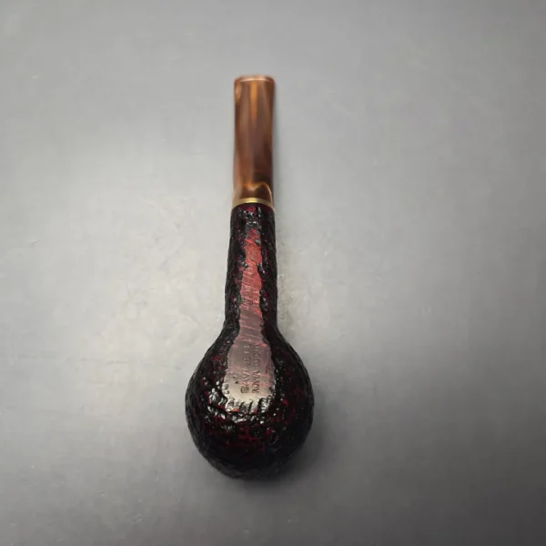 Savinelli Roma Lucite 111 KS Partially Rusticated Billiard (6mm) (New) - Image 9