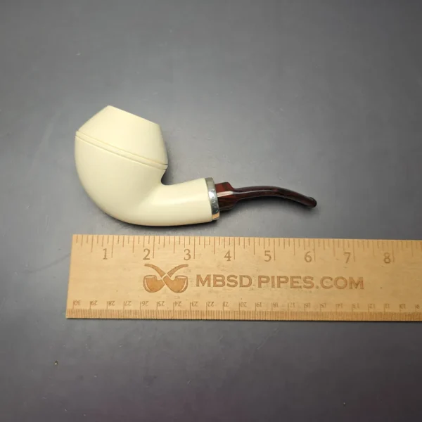 MBSD Meerschaum Silver Smooth Reverse Calabash Rhodesian (New) - Image 12