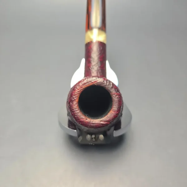 Abe Herbaugh Sandblasted Billiard with Musk Ox Horn (Estate) - Image 6