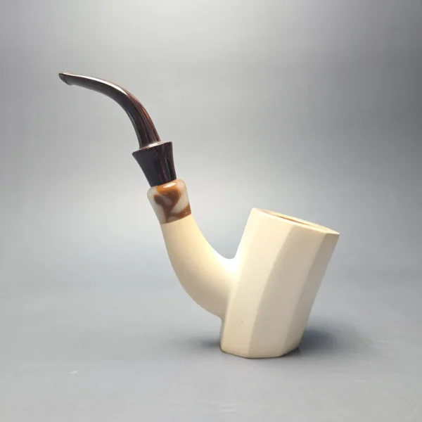 Fikri Baki Large Paneled Cherrywood Sitter with Acrylic and Cumberland (Estate) - Image 4