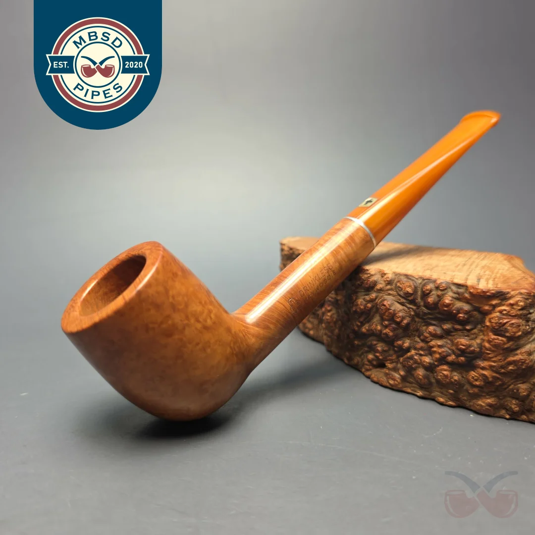 Kaywoodie (c.1929-32) Drinkless Suntan Rock Ambera 7207 Smooth Billiard (Unsmoked Estate)
