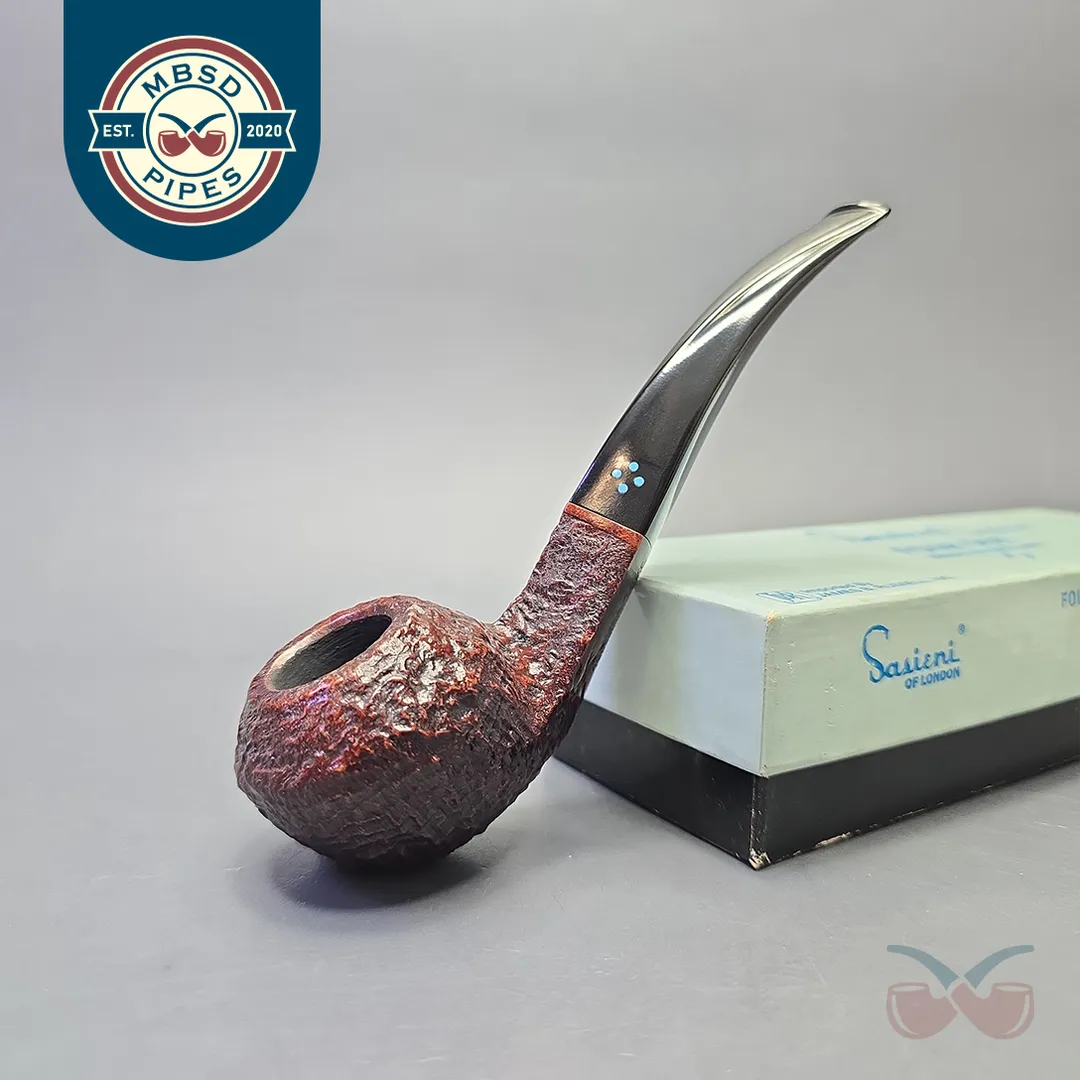 Sasieni 4 Dot Ruff Root 3 Sandblasted Bulldog (Estate)
