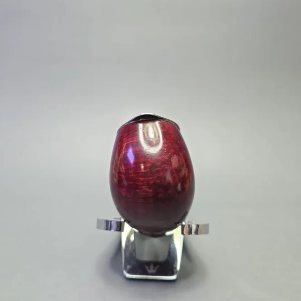 Dunhill 1995 Christmas Pipe "Three French Hens" Bruyere 4202 Smooth Bent Billiard with Silver Wind Cap and Tamper (Unsmoked Estate) - Image 4
