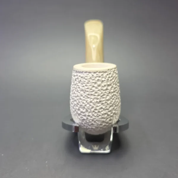 MBSD Meerschaum Deluxe Rusticated Oom Paul with Briar-Mortise (New) - Image 3