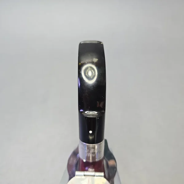 Dunhill 1995 Christmas Pipe "Three French Hens" Bruyere 4202 Smooth Bent Billiard with Silver Wind Cap and Tamper (Unsmoked Estate) - Image 8