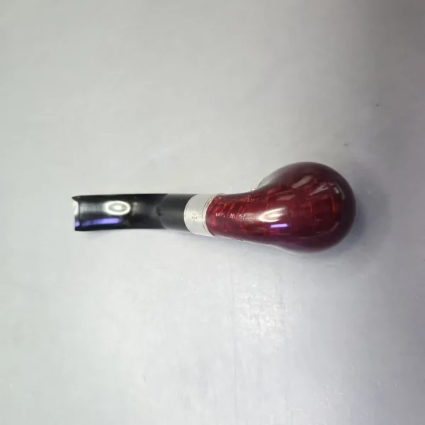 Dunhill 1995 Christmas Pipe "Three French Hens" Bruyere 4202 Smooth Bent Billiard with Silver Wind Cap and Tamper (Unsmoked Estate) - Image 10