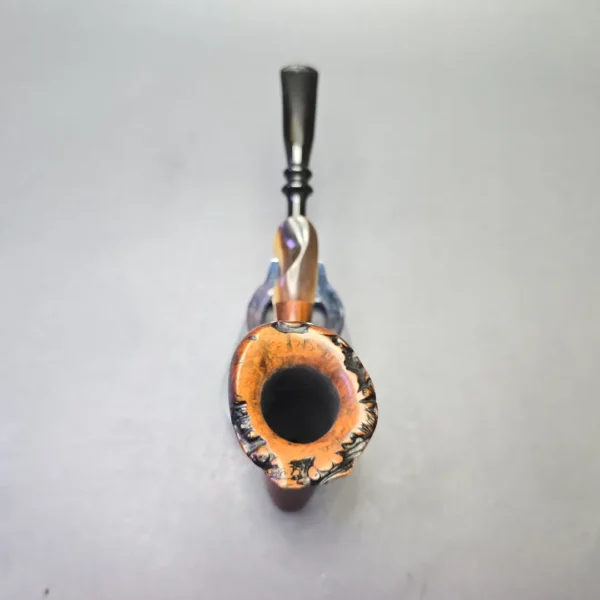 Preben Holm (for Pipe-Lon) (Early Piece; c.1960s)) Extra Large Smooth Freehand with Horn (Estate) - Image 8