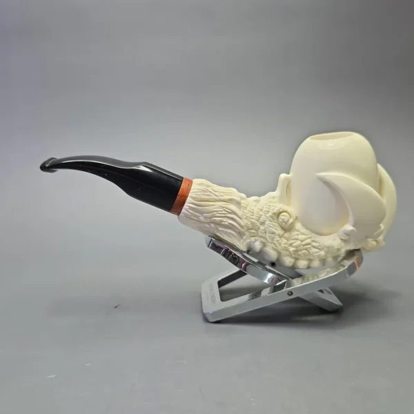 MBSD Meerschaum Deluxe Extra Large Claw with Briar-Mortise (New) - Image 5