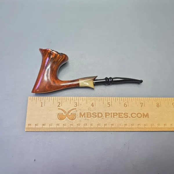 Preben Holm (for Pipe-Lon) (Early Piece; c.1960s)) Extra Large Smooth Freehand with Horn (Estate) - Image 11