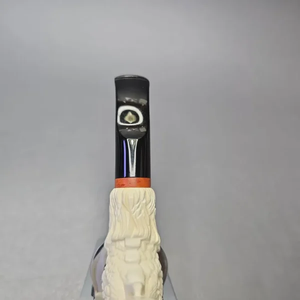 MBSD Meerschaum Deluxe Extra Large Claw with Briar-Mortise (New) - Image 8