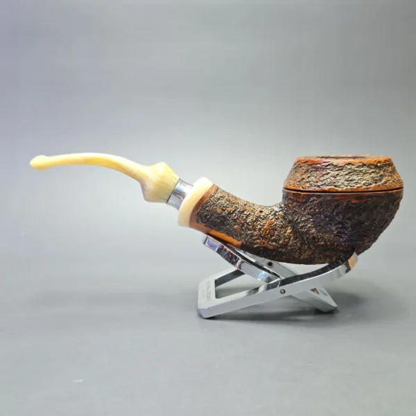 Ardor (2023) Urano Fantasy Rusticated Rhodesian with Silver and Lucite (Estate) - Image 4