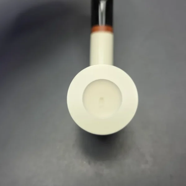 MBSD Meerschaum Deluxe Smooth Poker with Briar-Mortise (New) - Image 7