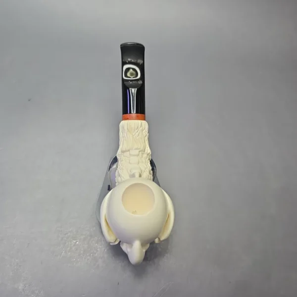 MBSD Meerschaum Deluxe Extra Large Claw with Briar-Mortise (New) - Image 9